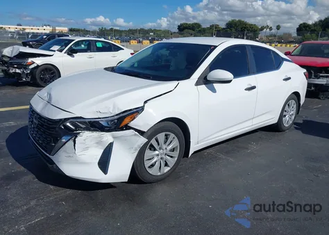 2025 Nissan Sentra S from USA, damaged, VIN 3N1AB8BV8SY253780